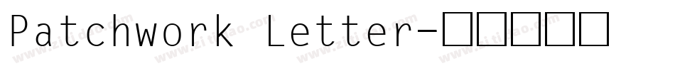 Patchwork Letter字体转换